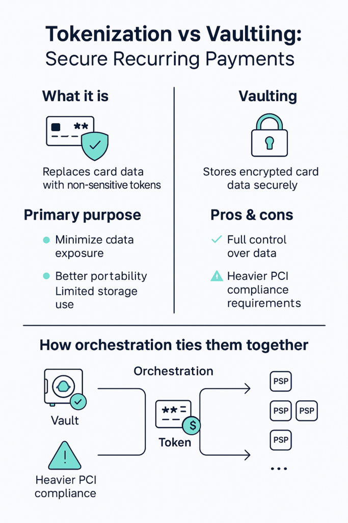 tokenization vs vaulting